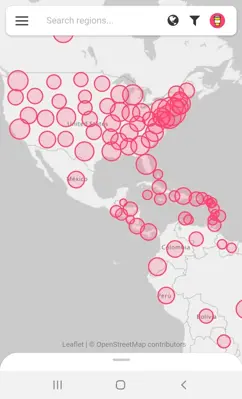 Coronavirus map android App screenshot 1